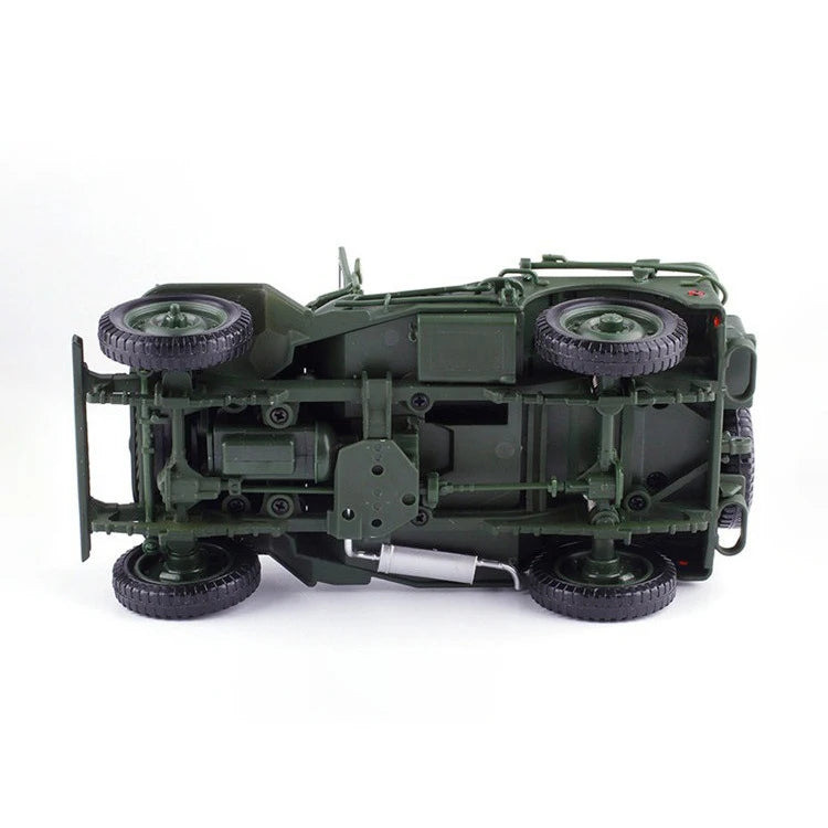 WWII Tactical Willis Jeep Die Cast 1:24