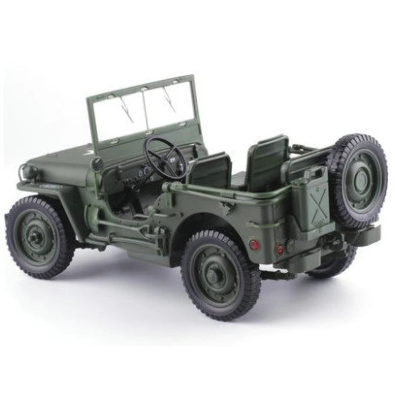 WWII Tactical Willis Jeep Die Cast 1:24